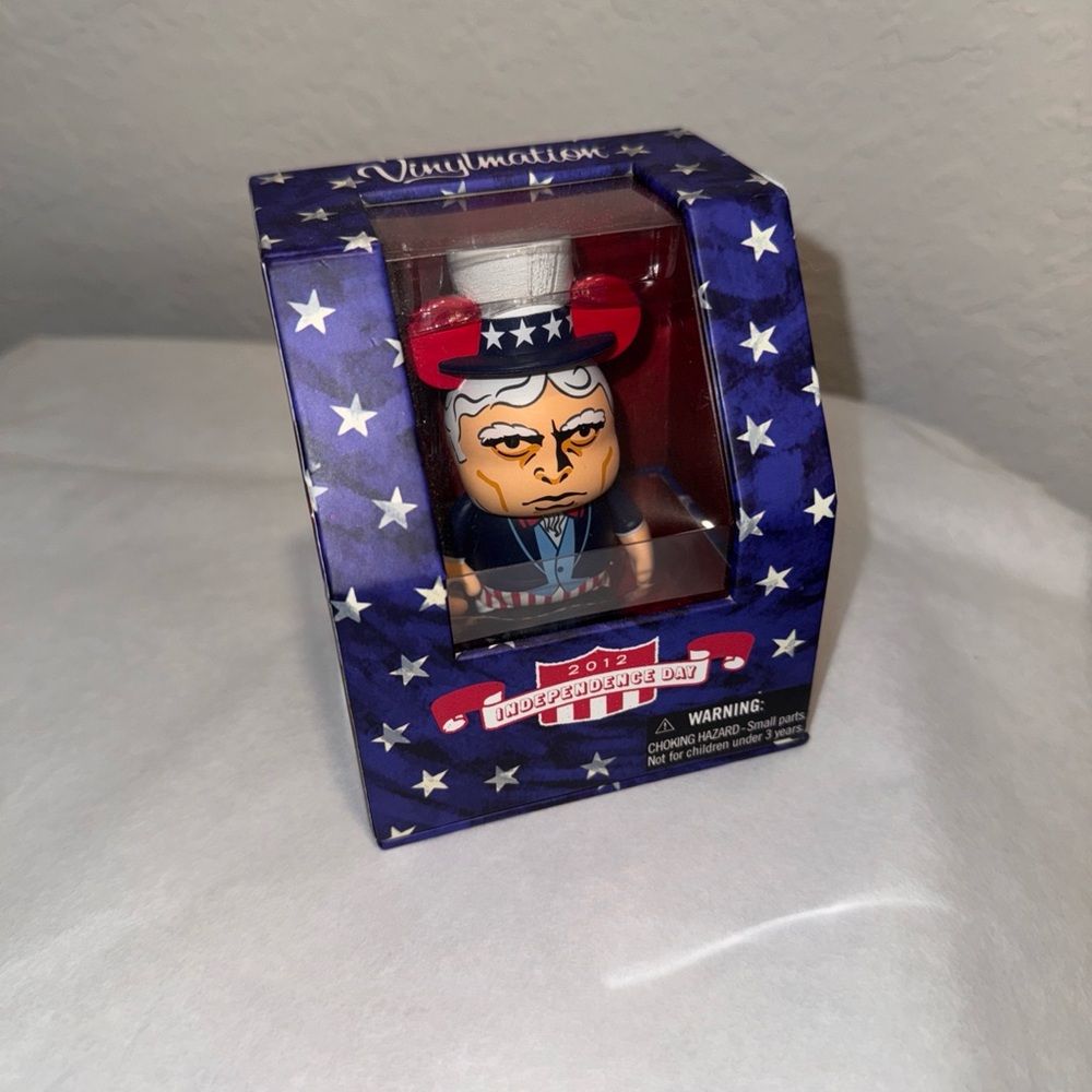 Disney Vinylmation 2012 INDEPENDENCE DAY UNCLE SAM 4th Of July 3" Figure NIB